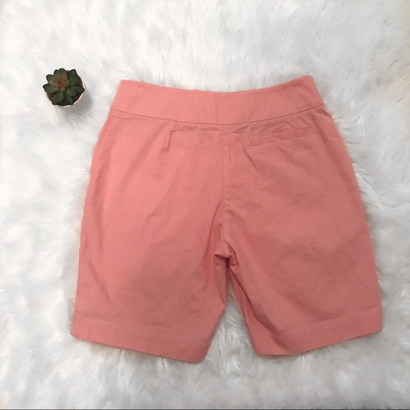 Tail Pink Seersucker Bermuda Golf Shorts-4 - Picture 2 of 8